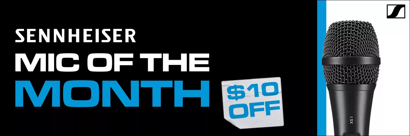 Get $10 off the Sennheiser Mic of the Month